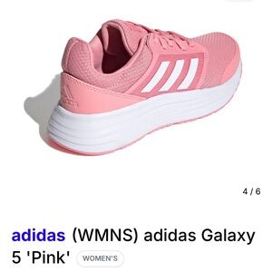 Adidas Women's Galaxy 5 Pink Athletic Shoes